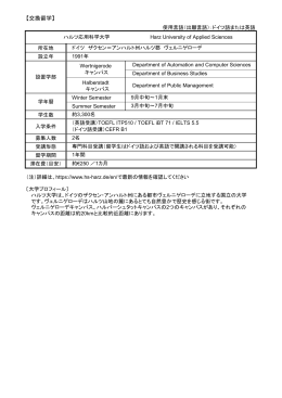 ハルツ応用科学大学