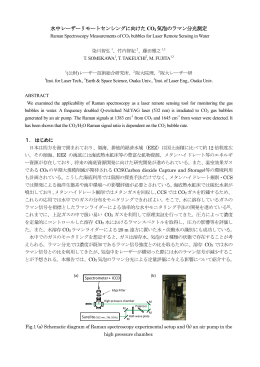水中レーザーリモートセンシングに向けた CO2 気泡の