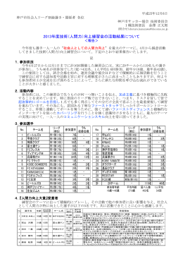 技術向上練習会活動報告
