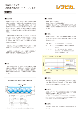 光反射メディア 高輝度再帰反射シート レフピカ