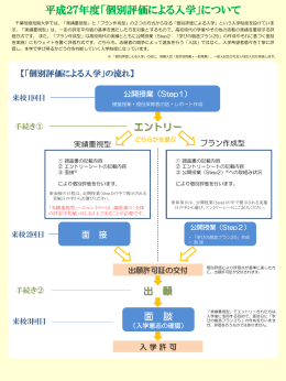 千葉明徳短期大学 平成25年度 個別評価による入学