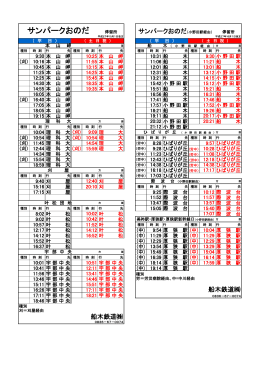 船鉄バス サンパーク小野田 停留所 時刻表