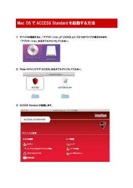 Mac OS で ACCESS Standard を起動する方法