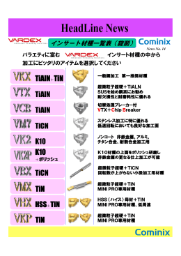 No.14 VARDEX チップ材質