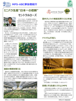 ミニバラ生産“日本一の信頼” セントラルローズ