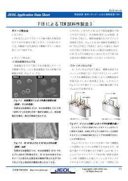 FIB による TEM 試料作製法 3