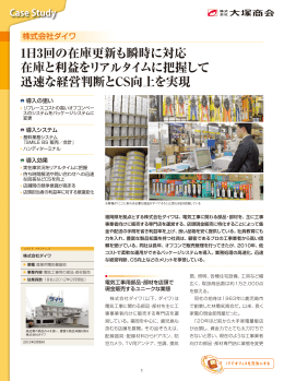 1日3回の在庫更新も瞬時に対応 在庫と利益をリアルタイムに把握して