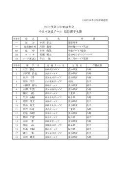 PDFファイル - 日本少年野球連盟