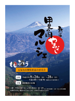 PDF：1041KB - 富士の国やまなし観光ネット