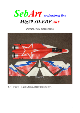 MIG29 3D EDF取扱説明書（日本語）