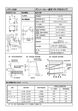 パワーPCB デンソーリレー型式：PS（THDタイプ）