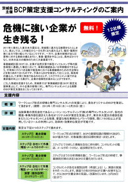 BCP策定支援コンサルティング
