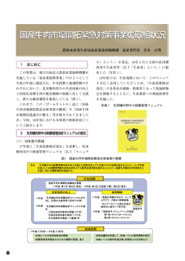 国産牛肉市場開拓緊急対策事業の取組状況