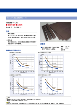MC901をベースに 機械的強度 耐熱性 を一層向上させました。
