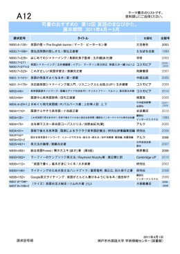 展示資料リスト