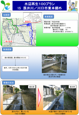 辰井川／川口市東本郷外（PDF：674KB）
