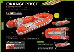 2015年度カタログ16～17ページ（ORANGE PEKOEシリーズ）