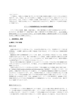 イリノイ州家庭関係法及びDV被害者支援概要