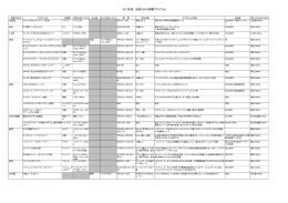 2013年度 全国YMCA国際プログラム一覧