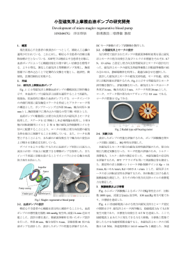 小型磁気浮上摩擦血液ポンプの研究開発