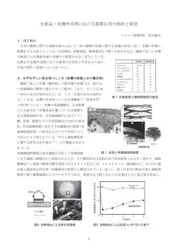 化粧品 皮膚外用剤における脂質応用の指針と展望 - SPring-8