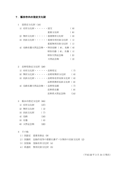7．飯田市内の指定文化財 - 飯田市教育委員会・学校事務情報サイト