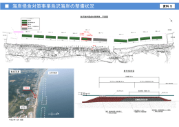 資料5 海岸侵食対策事業烏沢海岸の整備状況 2737KB