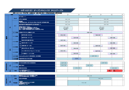 6月10日（日） オープンキャンパス タイムテーブル