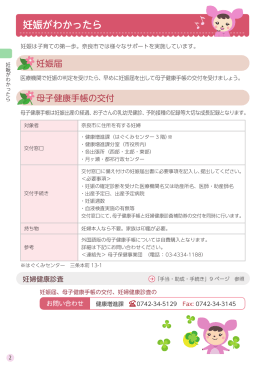 妊娠がわかったら