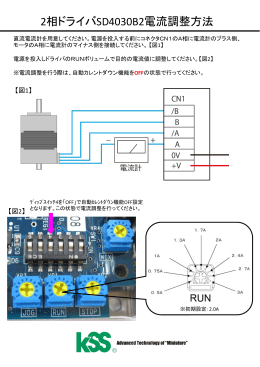 2相ドライバSD4030B2電流調整方法
