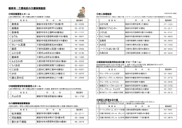 観音寺・三豊地区の介護保険施設 1 豊恩荘 2 楽陽荘 3 長寿