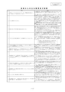 参考資料3（住民からの主な意見及び回答）（PDF：218KB）