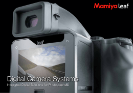 Mamiya Leaf製品カタログ