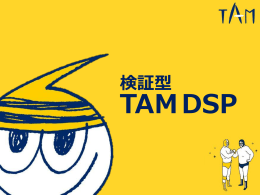 検証型TAM DSP 資料ダウンロード［PDF/2051KB］
