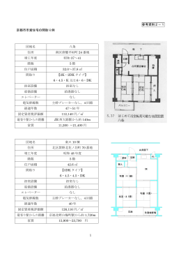 参考資料2-1 京都市市営住宅の間取り例(PDF形式, 635.29KB)