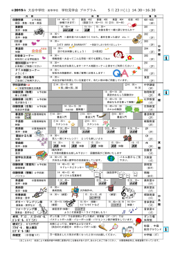 (土) 14：30～16：30
