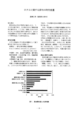 ホタルに関する俳句の時代変遷