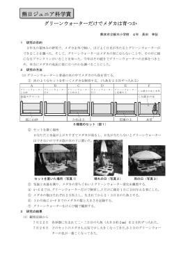 グリーンウォーターだけでメダカは育つか