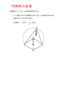 円周角の定理