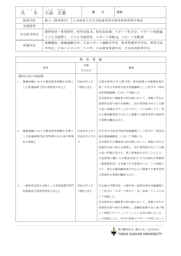 氏 名 小島 正憲