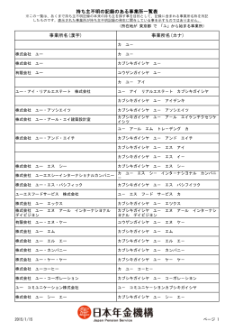 事業所名(カナ)