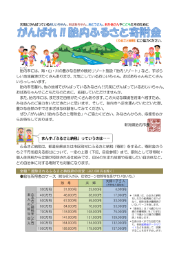 がんばれ！！胎内ふるさと寄附金パンフレット（PDF：954KB）