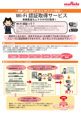 Wi-Fi 認証取得サービス