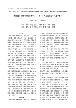 腹腔鏡下子宮内膜症手術のピットホール：腟内膜症を見逃すな！