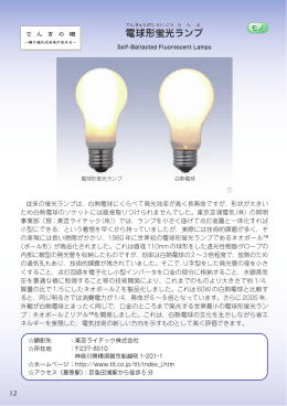 電球形蛍光ランプ