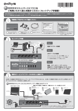 NV800D用 セットアップ手順書