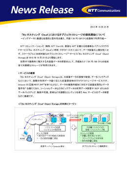 「Biz ホスティング Cloud n」におけるオブジェクトストレージの提供開始