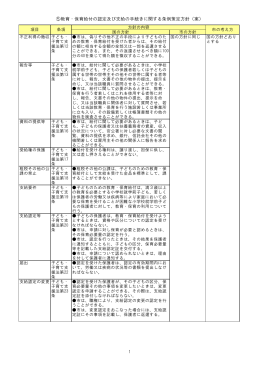 ⑤教育・保育給付の認定及び支給の手続きに関する条例策定