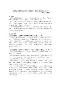 平成23年度の進捗・達成状況および評価（PDF：323KB）