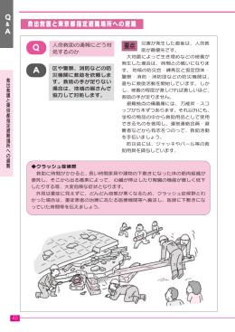 救出救護と東京都指定避難場所への避難（PDF：790KB）